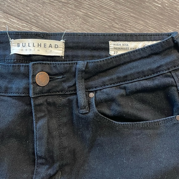 Pacsun bullhead denim black skinniest ankle high rise jean Size 27. Rn#090233 - Picture 2 of 3